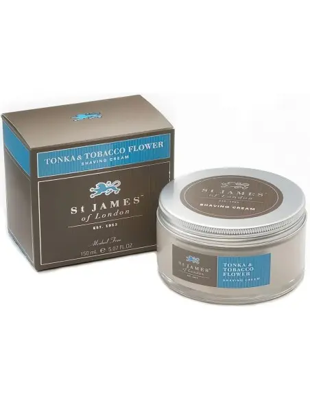 St James of London Tonka & Tobacco Flower Shaving Cream Jar 150ml 8008 St James of London Shaving Creams €21.70 product_reduc...