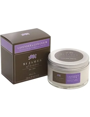 Κρέμα Ξυρίσματος St James of London Lavender & Geranium 150ml 1245 St James of London