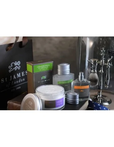 St James of London Cedarwood & Clarysage shaving cream tube 75ml OfSt-1238 St James of London Shaving Creams €14.70 product_r...