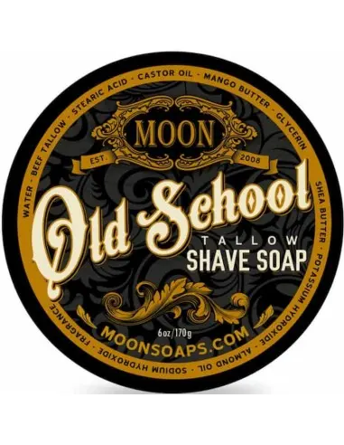 Σαπούνι Ξυρίσματος Old School Moon Soaps 170gr 12038 Moon Soaps