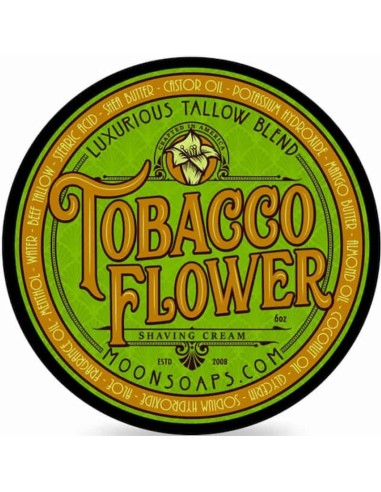 Κρέμα Ξυρίσματος Tobacco Flower Moon Soaps 170gr 12042 Moon Soaps Κρέμες Ξυρίσματος €23.68 product_reduction_percent€19.10