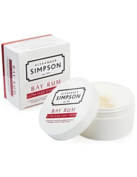 Κρέμα Ξυρίσματος Ultra Glide Bay Rum Simpsons 180ml OfSt-10425 Simpsons