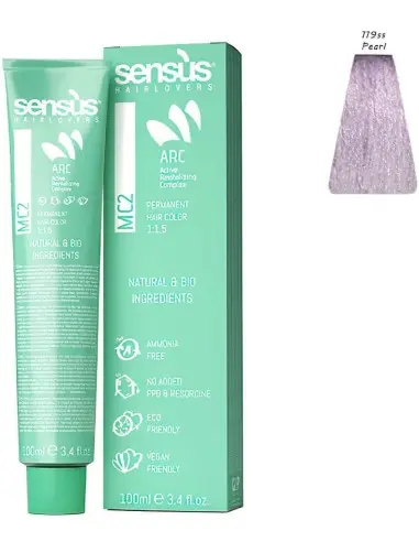 Sensus MC2 Vegan Friendly 119ss Pearl 100ml 10096 Sensus Vegan Friendly Hairdyes €12.50 €10.08