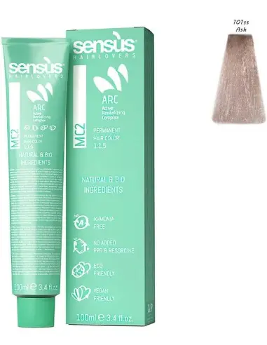 Sensus MC2 Vegan Friendly 101ss Ash 100ml 10093 Sensus Vegan Friendly Hairdyes €12.50 €10.08