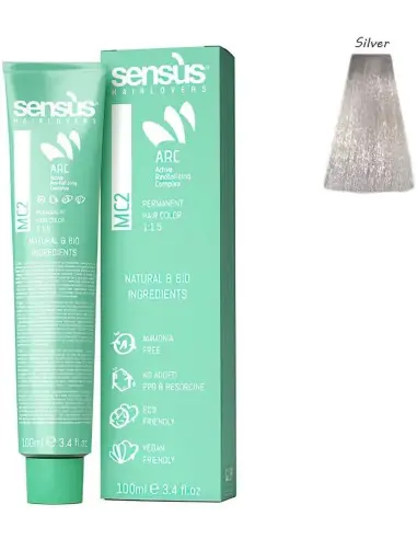 Sensus MC2 Vegan Friendly Booster Silver 100ml 10088 Sensus Vegan Friendly Hairdyes €12.50 €10.08