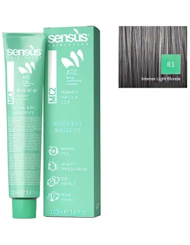 Sensus MC2 Vegan Friendly 8.1 Intense Light Blonde 100ml 10060 Sensus Vegan Friendly Hairdyes €12.50 €10.08