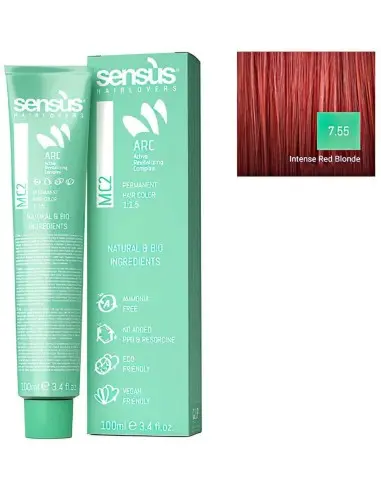 Vegan Hair Dye Sensus MC2 7.55 Intense Red Blonde 100ml 10057 Sensus Sensus Vegan Friendly Hairdyes €12.50 product_reduction_...