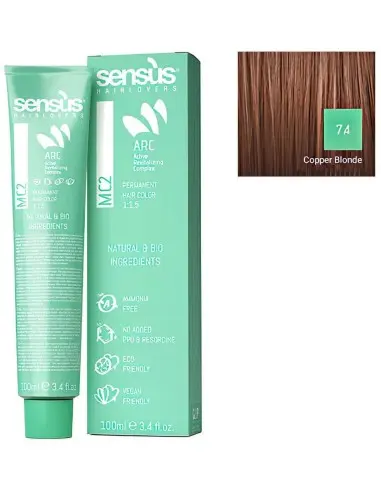 Sensus MC2 Vegan Friendly 7.43 Medium Copper Golden Blonde 100ml 10052 Sensus Vegan Friendly Hairdyes €12.50 €10.08