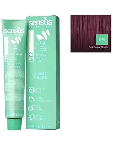 Sensus MC2 Βαφή Μαλλιών Vegan Friendly 6.75 Ξανθό Σκούρο Βιολέ 100ml 10032 Sensus