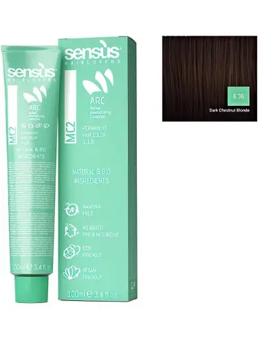 Sensus MC2 Vegan Friendly 6.36 Dark Chestnut Blonde 100ml 10027 Sensus Sensus Vegan Friendly Hairdyes €12.50 product_reductio...