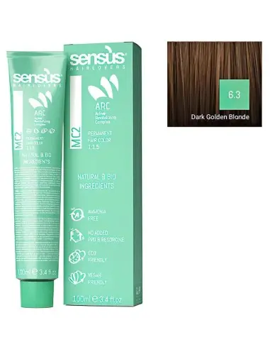 Sensus MC2 Vegan Friendly 6.3 Dark Golden Blonde 100ml 10025 Sensus Sensus Vegan Friendly Hairdyes €12.50 product_reduction_p...