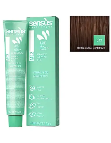 Sensus MC2 Vegan Friendly 5.43 Golden Copper Light Brown 100ml 10020 Sensus Sensus Vegan Friendly Hairdyes €12.50 product_red...