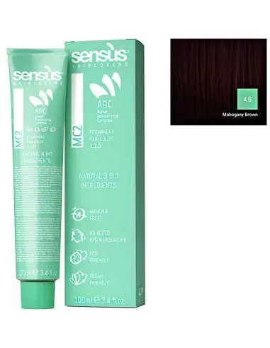 Sensus MC2 Βαφή Μαλλιών Vegan Friendly 4.6 Μαονί Καστανό 100ml 9981 Sensus