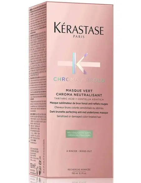 Masque Chroma Absolu Vert Chroma Neutralisant Kerastase 150ml 12056 Kérastase Paris Colored hair €41.20 €33.23