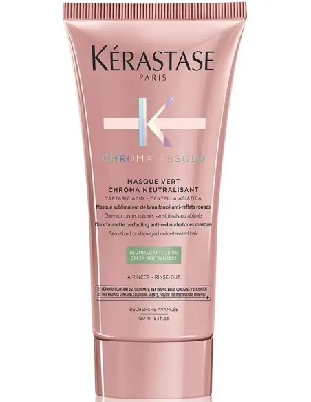 Masque Chroma Absolu Vert Chroma Neutralisant Kerastase 150ml 12056 Kérastase Paris Colored hair €41.20 €33.23