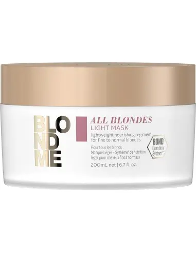 Light Mask All Blondes Blondme Schwarzkopf 200ml 12100 Schwarzkopf Professional Colored hair €18.50 €14.92