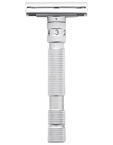Rockwell Razors Model T Adjustable Butterfly Safety Razor Brushed Chrome OfSt-10930 Rockwell Razors Adjustable Safety Razors ...