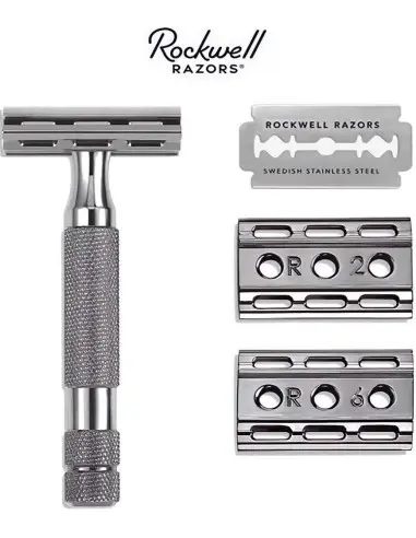 Rockwell Razors 6C Gunmetal Tranditional Safety Razor 6878 Rockwell Razors Adjustable Safety Razors €55.50 product_reduction_...