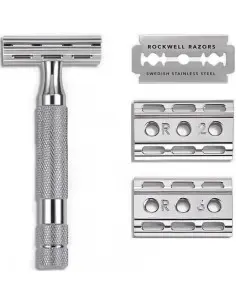 Rockwell Razors 6C White Chrome Safety Razor OfSt-6401 Rockwell Razors Adjustable Safety Razors €62.50 product_reduction_perc...