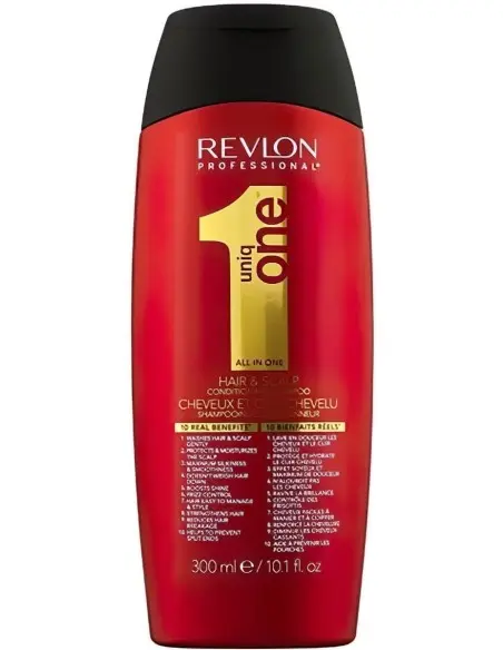 Revlon Uniq One Hair & Scalp Conditioning Shampoo 300ml OfSt-4821 Revlon Dry €13.50 €10.89
