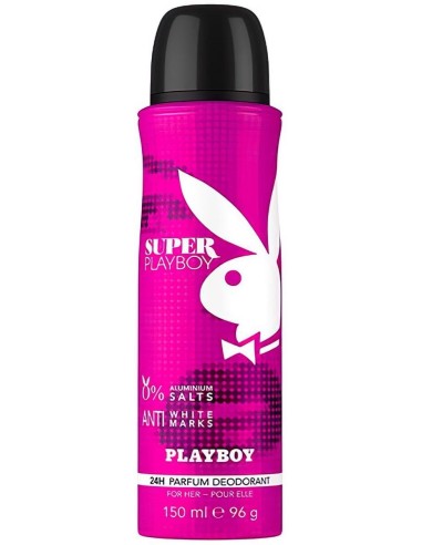 Playboy Super Playboy Parfum Deodorant Spray For Her 150ml 6369 Playboy Deodorant €4.33 €3.49