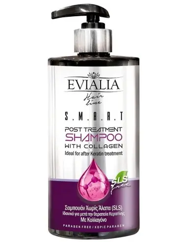 Σαμπουάν Μαλλιών Smart Χωρίς Άλατα Post Treatment Evialia 500ml 12226 Evialia