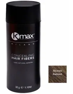 Keratin Hair Fibers Medium Brown Economy Kmax Milano 32gr OfSt-7817 Kmax KMax Milano €47.50 €38.30