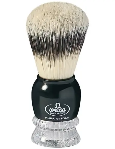 Omega 10275 Sterilized Pure Bristle Shaving Brush 6020 Omega