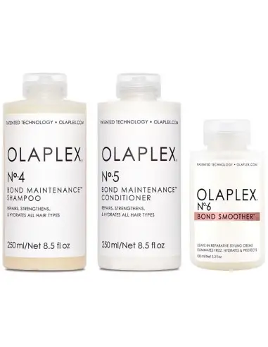 Olaplex Pack 1 Σαμπουάν No4 250ml Μαλακτική No5 250ml Smoother No6 100ml Για Κανονικά Μαλλιά 10627 Olaplex