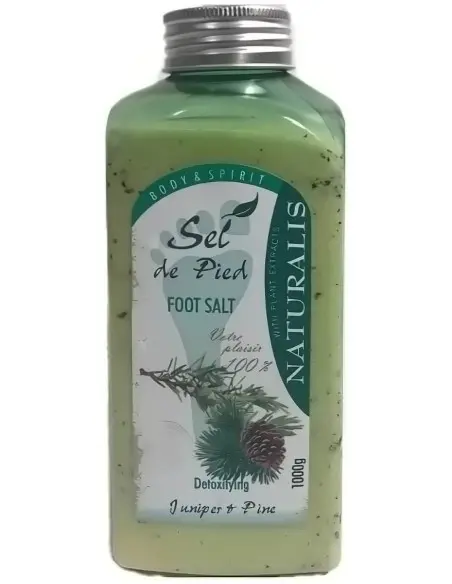 Naturalis Foot salt Juniper & Pine 1000gr 7033 Naturalis
