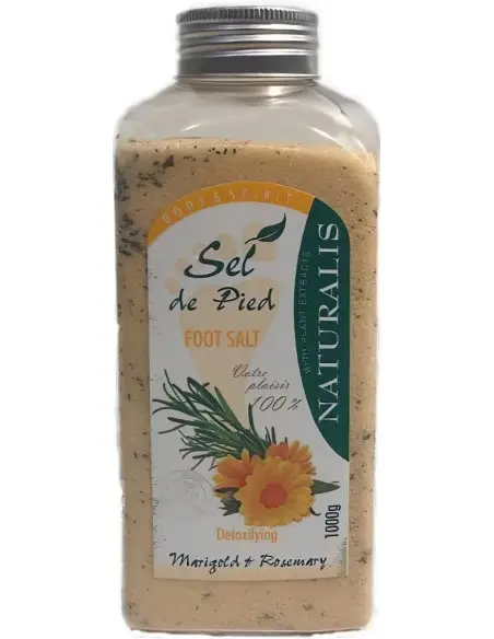 Naturalis Foot salt Marigold & Rosemary 1000gr 7032 Naturalis