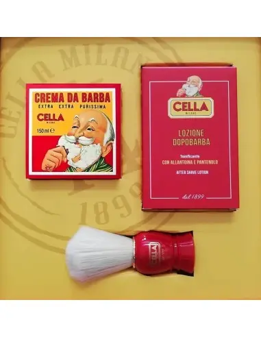 Gift Pack Cella Milano Shaving Cream 150ml & After Shave Lotion 100ml & Synthetic Shaving Brush 12189 Cella Shaving Offers €4...