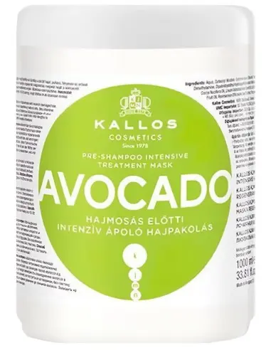 Kallos Pre Shampoo Avocado Intensive Treatment Mask 1000ml 9444 Kallos Cosmetics Damaged Hair €6.90 product_reduction_percent...