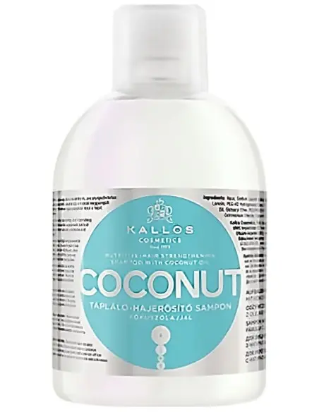 Kallos Coconut Nutritive Shampoo 1000ml 9439 Kallos Cosmetics Dry €4.90 product_reduction_percent€3.96
