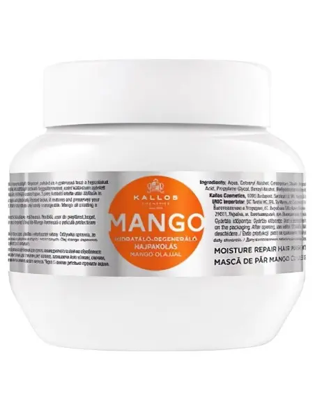 Kallos Mango Moisture Repair Hair Mask 275ml 8657 Kallos Cosmetics Damaged Hair €3.50 product_reduction_percent€2.82