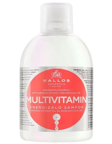 Kallos Multivitamin Energising Shampoo 1000ml 8637 Kallos Cosmetics