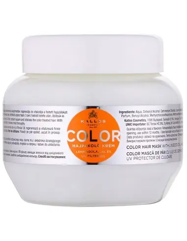 Kallos Color Hair Mask With Linseed Oil 275ml 8267 Kallos Cosmetics Colored hair €3.50 product_reduction_percent€2.82