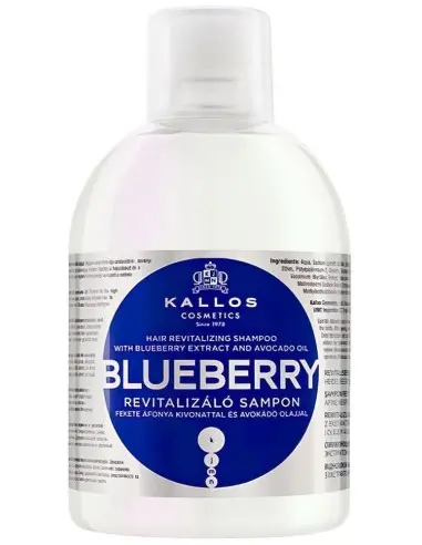 Kallos KJMN Blueberry Revitalizing Shampoo 1000ml 7582 Kallos Cosmetics