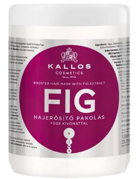 Kallos Fig Booster Hair Mask 1000ml 7491 Kallos Cosmetics