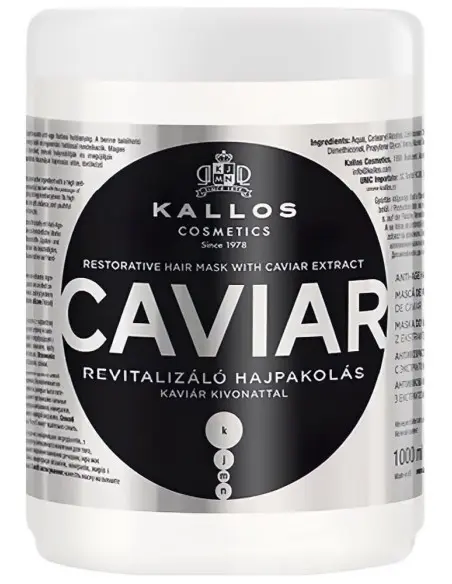 Kallos Caviar Restorative Hair Mask 1000ml 7055 Kallos Cosmetics