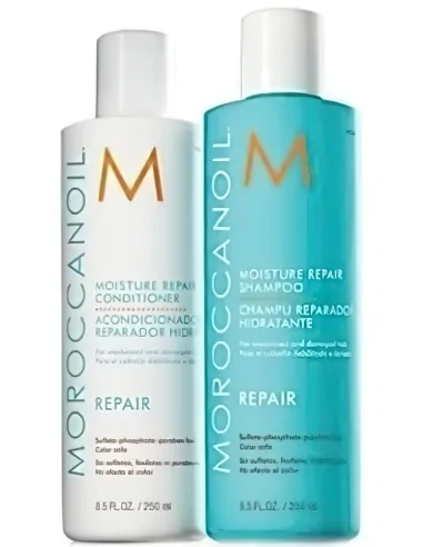 Moroccanoil Pack 8 Moisture Repair Shampoo 250ml & Repair Conditioner 250ml OfSt-1937 Moroccanoil