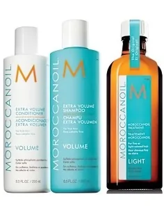 Moroccanoil Extra Volume Shampoo 250ml & Conditioner 250ml & Oil Treatment Light 100ml 0350 Moroccanoil Offers for hair €87.3...