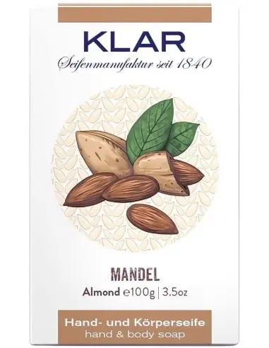 Hand & Body Bar Soap Almond Klar 100gr 12223 Klar's Soap Soap €5.89 €4.75