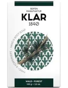 Hand & Body Bar Soap Forest Klar 100gr OfSt-12222 Klar's Soap Body Soaps €5.89 €4.75
