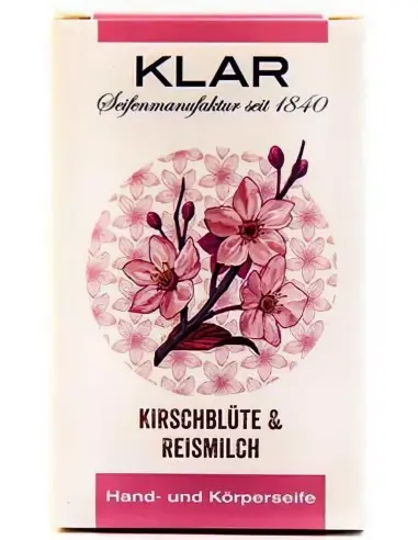Bath Soap Klar Cherry Blossom & Rice Milk 100gr 9853 Klar's Soap Soap €5.89 €4.75
