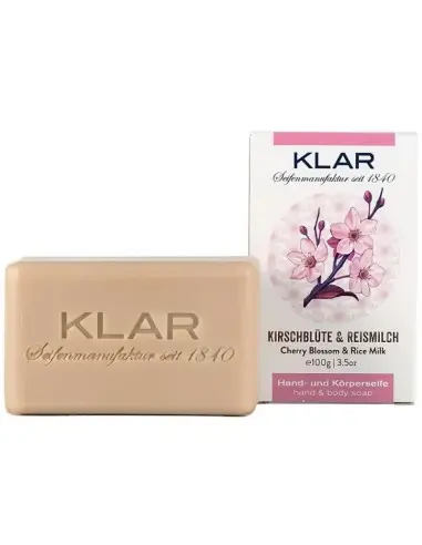 Bath Soap Klar Cherry Blossom & Rice Milk 100gr OfSt-9853 Klar's Soap Body Soaps €5.89 €4.75
