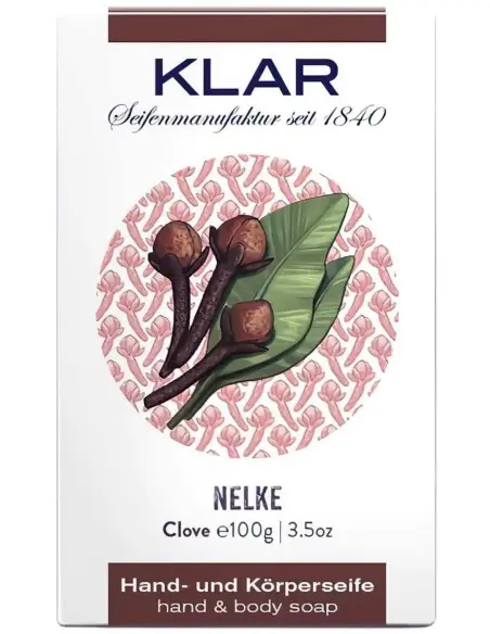 Hand & Body Bar Soap Clove Klar 100gr OfSt-12239 Klar's Soap Body Soaps €5.89 €4.75