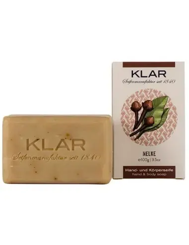 Μπάρα Σαπούνιου Για Χέρια & Σώμα Γαρύφαλλο Klar 100gr OfSt-12239 Klar's Soap