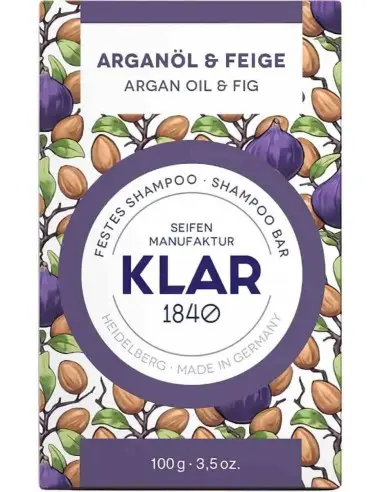 Hair Shampoo Bar Soap with Argan oil & Fig Klar 100gr 12243 Klar's Soap Dry €10.00 €8.06
