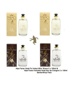 Alpa Farao Voda Po Holeni After Shave & Alpa Farao Kolinska Voda Eau de Cologne 4 x 120ml 1670 Alpa  Barbershop Offers €35.60...
